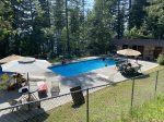 Access to Ptarmigan Village outdoor Pool is down a short path from the condo